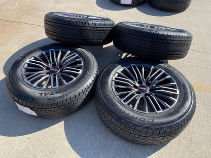 20" GMC Sierra Yukon Chevy Silverado OEM wheels rims 2024 2025 2026 CONTINENTAL