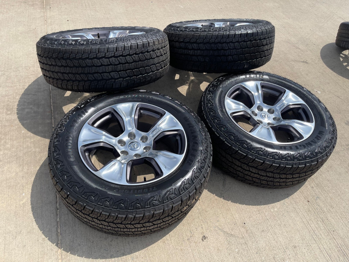 20" Dodge Ram 1500 OEM Laramie LONG HORN wheels rims 2674 tires SET GOODYEAR