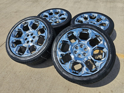 NEW 24" GMC Yukon Sierra Tahoe Cadillac Escalade V OEM wheels rims SET NEW