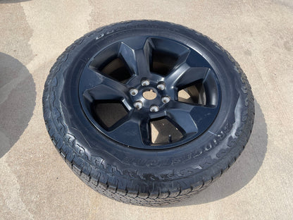 20" Ram 1500 LIMITED Laramie wheel rim black OEM 2675 2722 spare single
