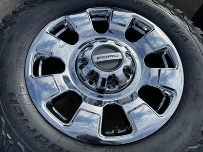 20" Ford F-250 F-350 OEM Lariat 10295 25085 10552 wheels rims NEW BFG KO2 A/T