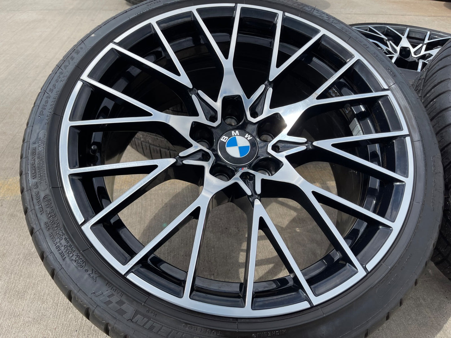 19" BMW M2 640i 650i OEM 86445 86448 F87 wheels rims 5x120 tires MICHELIN