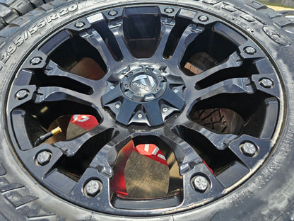 20x9 FUEL D560 Vapor wheels rims Ford F-150 Chevy RAM 1500 Tacoma 6x139 6x135