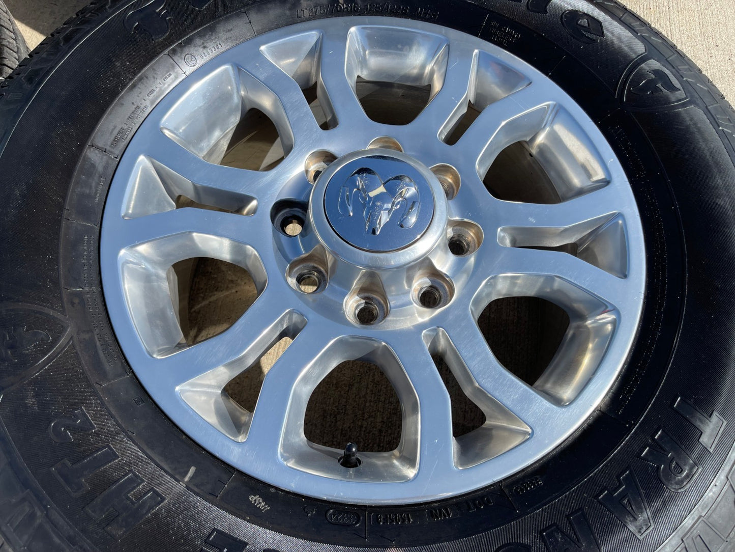 18" Ram 2500 3500 Laramie Power Wagon OEM 2476 wheels rims SET FITS 1999-2027