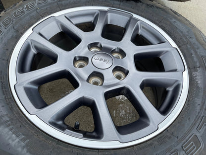 18" Jeep Gladiator Overland OEM wheels rims Wrangler 9241 tires