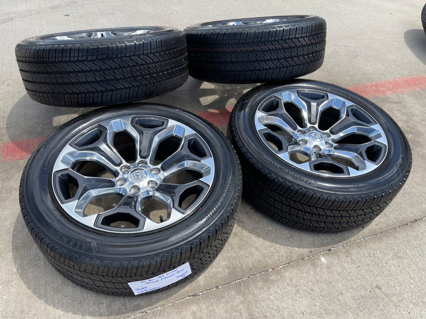NEW 22" Dodge Ram 1500 OEM LIMITED wheels rims SET RIM# 2685 FITS 2019-2027