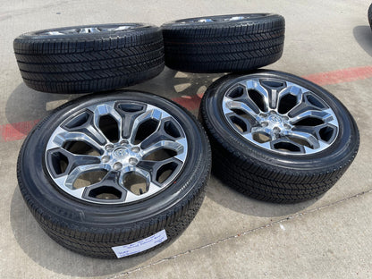 NEW 22" Dodge Ram 1500 OEM LIMITED wheels rims SET RIM# 2685 FITS 2019-2027