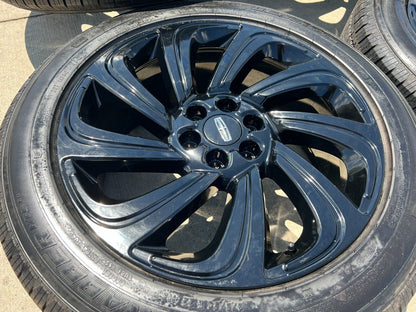 22" Lincoln Navigator OEM rims wheels 10497 Black Label tires NEW