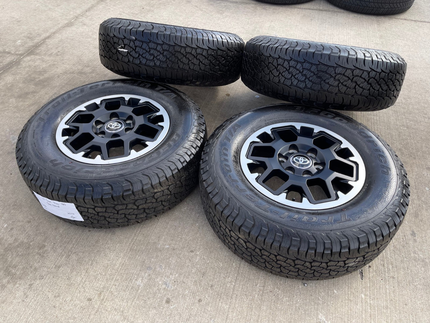 17" Toyota Tacoma 4Runner TRD OEM 10638 wheels rims 2024 2025 2026 2027 BFG NEW