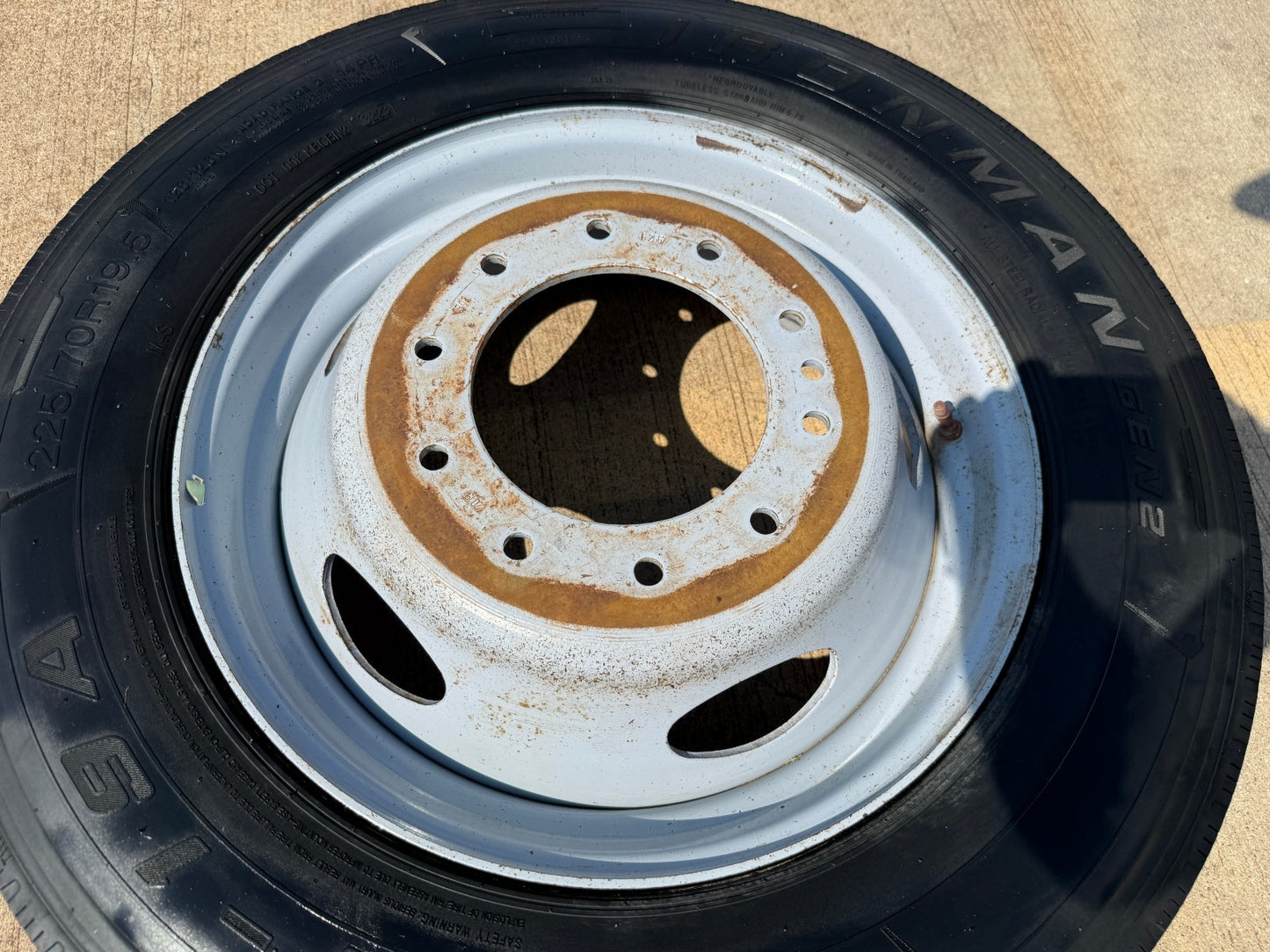 19.5" Ford F-450 Dually F-550 rim RAM 4500 OEM 10x225 spare
