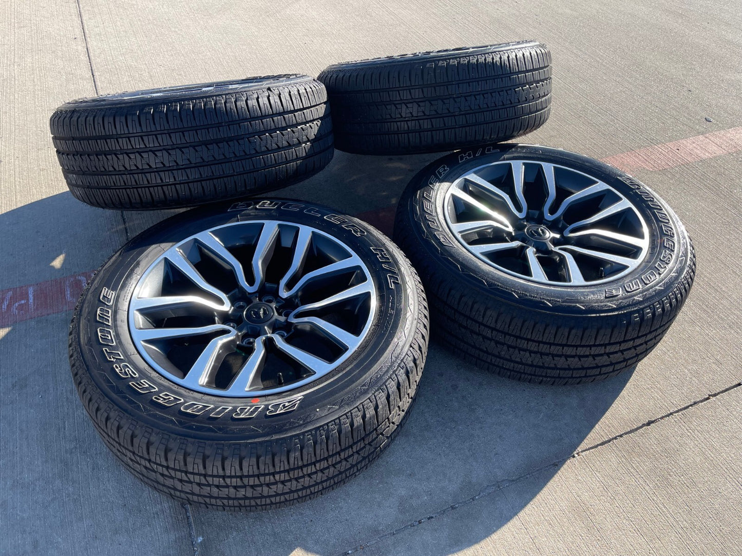 20" Dodge Ram 1500 OEM Laramie Long Horn wheels rims tires 2024 2025 NEW