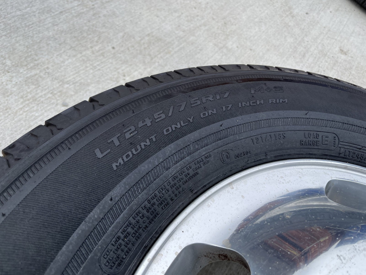 17" Ford F-350 Dually OEM 10477 FRONT rim wheel tire spare single COOPER