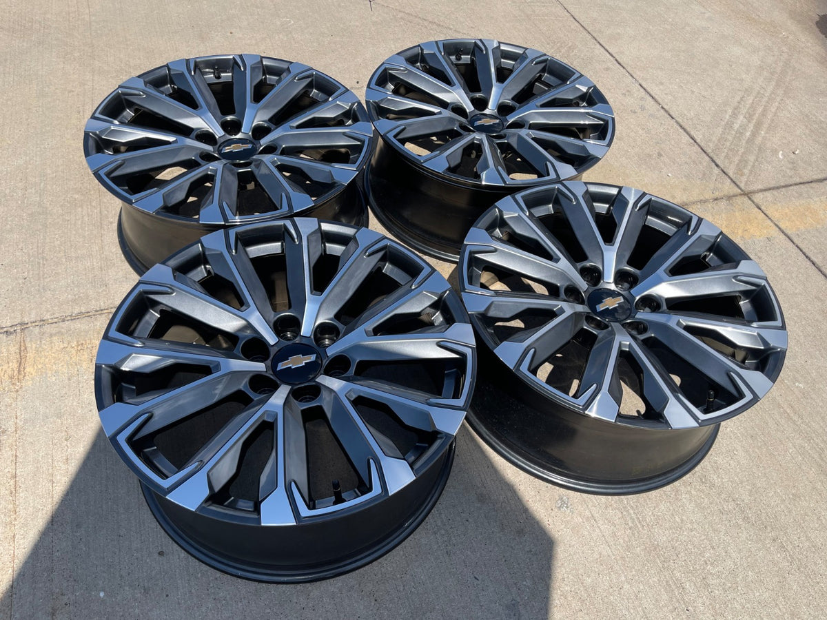 22" Chevy Tahoe Silverado Suburban OEM wheels rims 2023 2024 2025 2026 2027 NEW
