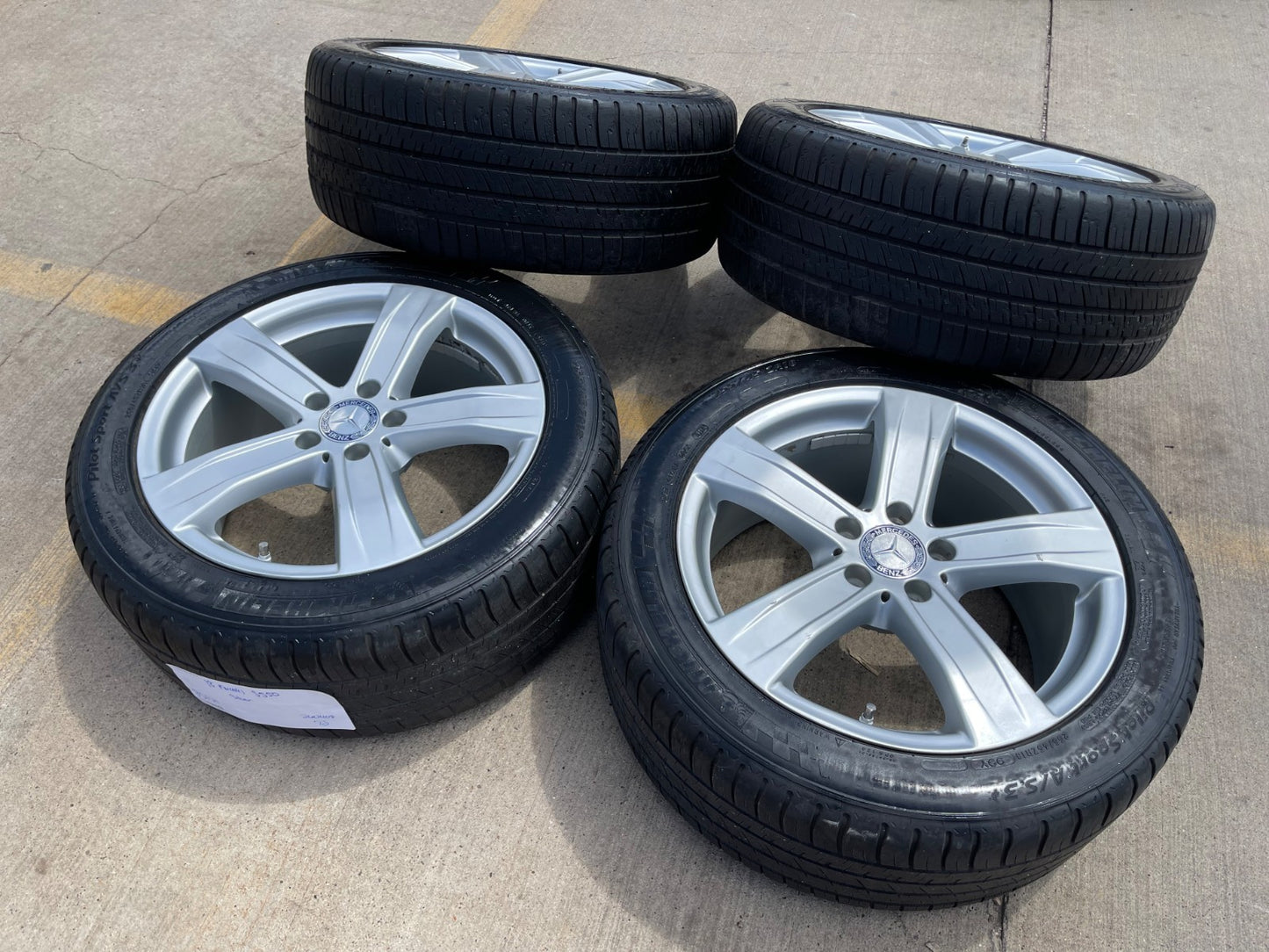 18" Mercedes OEM 85121 wheels rims tires S C E CLASS