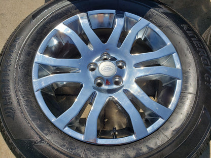 18" Land Rover OEM 72202 CHROME wheels rims Evoque LR2 tires