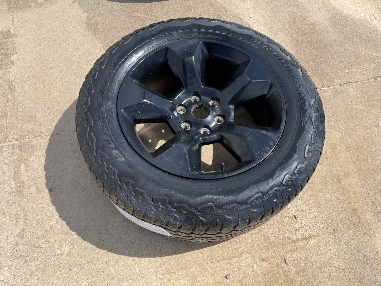 20" Ram 1500 LIMITED Laramie wheel rim black OEM 2675 2722 spare single