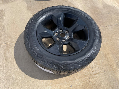 20" Ram 1500 LIMITED Laramie wheel rim black OEM 2675 2722 spare single
