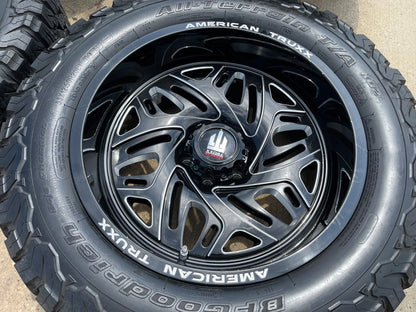 20" 20x10 American Truxx AT1914 Euphoria Ford F-150 rims wheels Expedition BFG