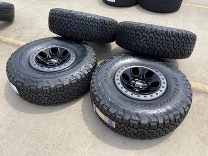 17" Ford F-150 Raptor OEM BEADLOCK rims wheels 10459 95210 BFG KO2 37" tires NEW