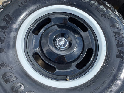 17" Ford Bronco HERITAGE Edition wheels rims SET white GOODYEAR 35"