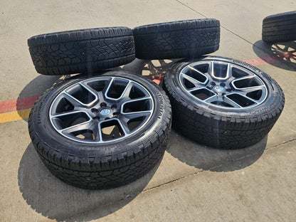 22" Dodge Ram 1500 OEM LIMITED Laramie wheels rims charcoal 2725 2684