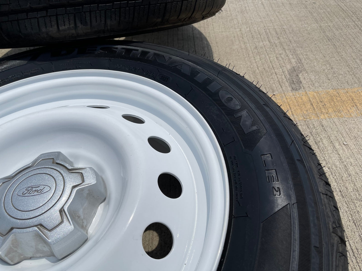 17" Ford Maverick Bronco Sport WHITE rims wheels 10415 OEM NEW