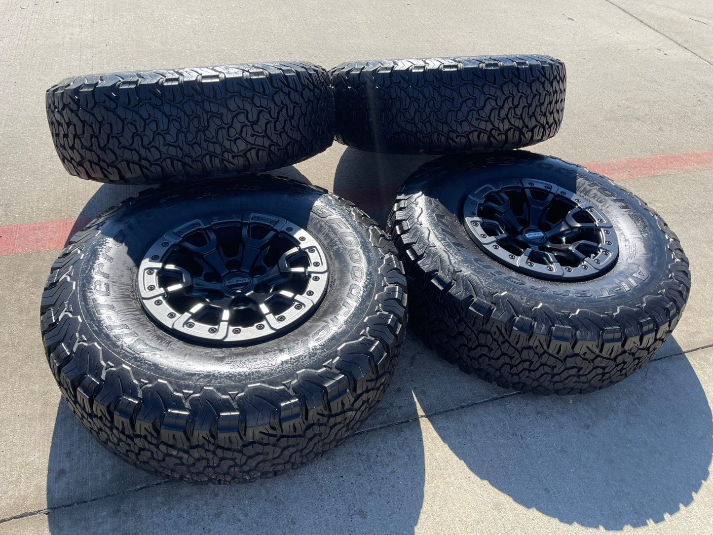 17" Ford F-150 Raptor Bronco R OEM BEADLOCK 51222 rims wheels 37" BFG