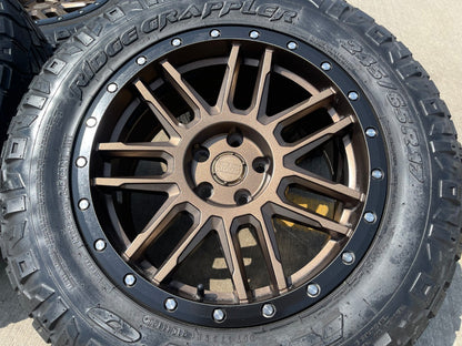 17" 17x8 Black Rhino Arches BRONZE Ford Maverick Bronco Sport rims wheels SET