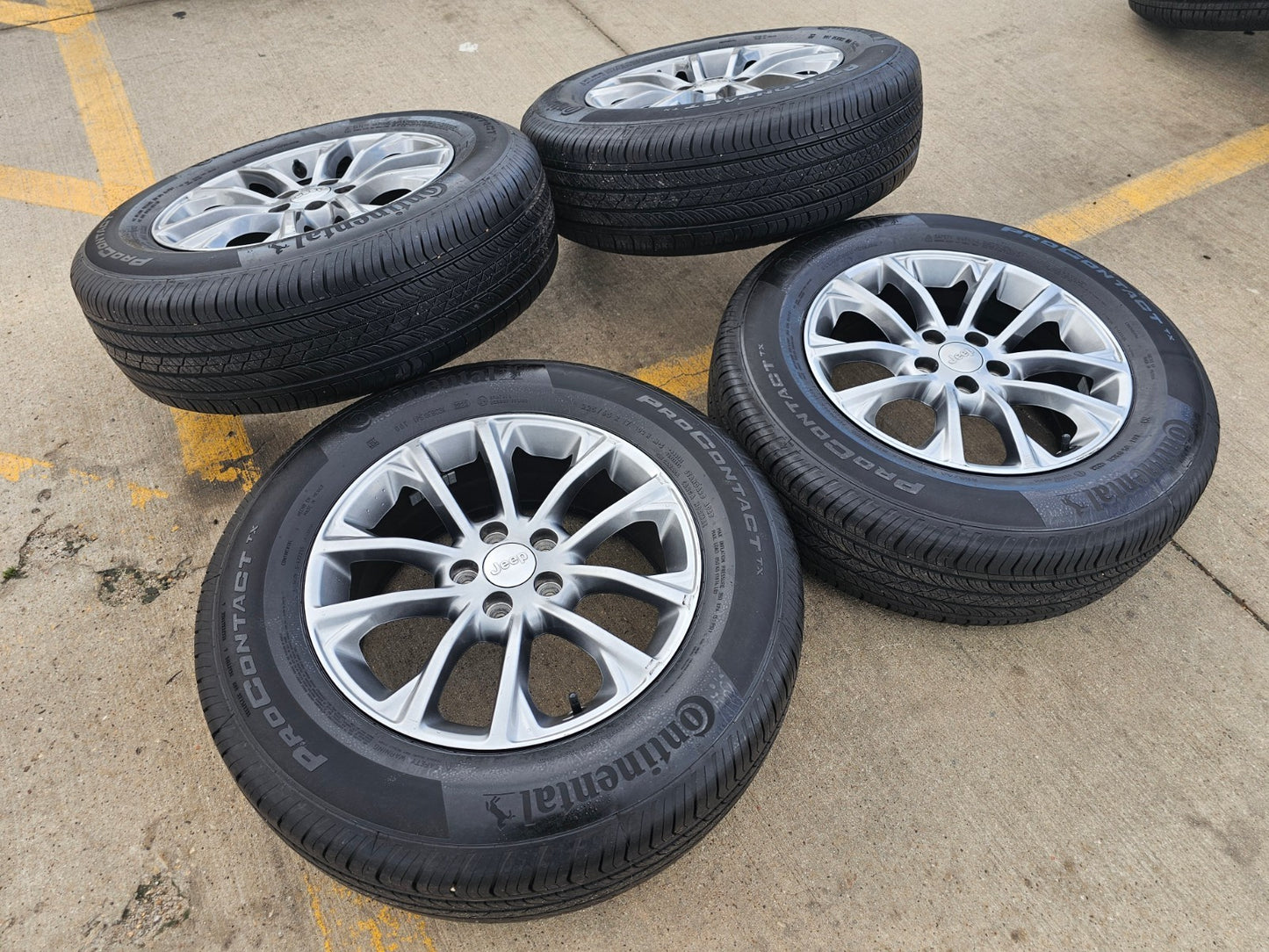 17" Jeep Cherokee wheels OEM rims Compass Renegade 9201 9202 tires
