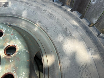 11x20 Military M35 M809 Series Budd 5 ton 6x6 rim wheel OEM 10x275 spare