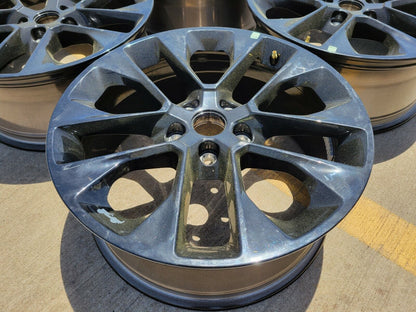 20" Jeep Wrangler HIGH ALTITUDE OEM Black wheels rims Gladiator 9262 96902