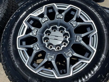 (5) 22" Hummer EV HEV 2500 OEM 8x165 14094 wheels rims 2025 2026 NEW GOODYEAR