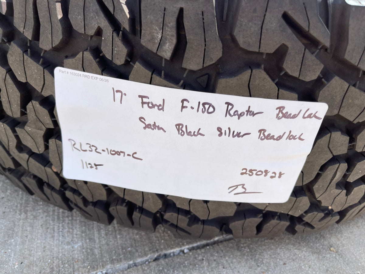 17" Ford F-150 Raptor OEM BEADLOCK 10612 rims wheels BFG KO2 37" 2025 2026 NEW
