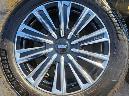 22" Cadillac Escalade IQ PLATINUM EV OEM wheels rims 2500 Hummer 2025 2026 NEW