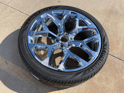 24" 24x9 GMC Yukon Chevy Tahoe 1500 OEM replica wheel rim 5668 spare single