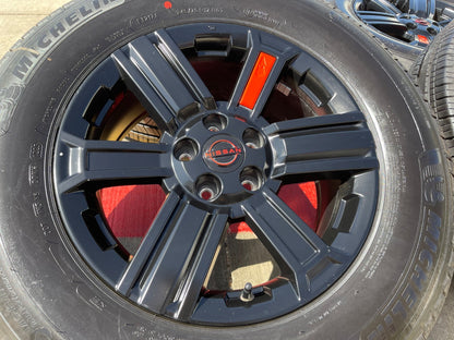 17" Nissan Rogue OEM Rock Creek wheels rims SET Pathfinder Murano MICHELIN NEW