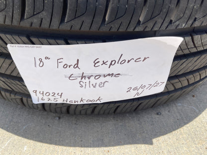 18" Ford Explorer Limited OEM 94024 rims wheels Lincoln Aviator SET HANKOOK NEW