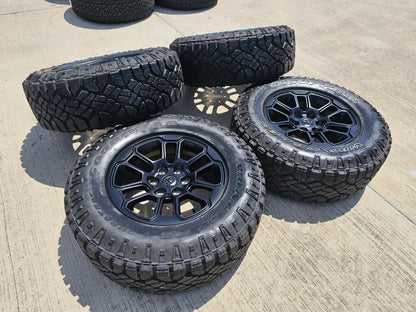 18" Dodge Ram 1500 Rebel Black OEM wheels rims 2023 2024 2025 DURATRAC A/T