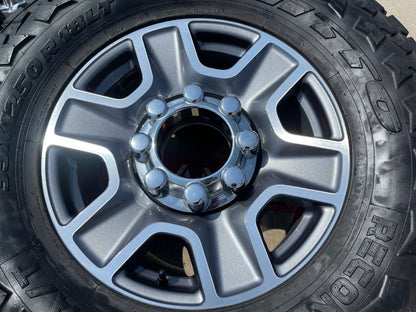 18" Ford F-250 F-350 Lariat FX-4 OEM wheels 10480 10298 SET tires NITRO 35"