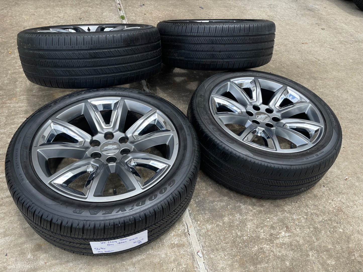 22" Chevy Silverado LTZ OEM 5696 wheels rims Tahoe Suburban