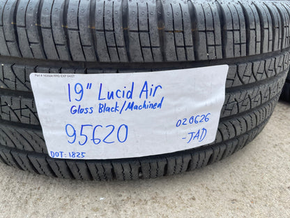19" Lucid Air OEM Grand Touring 95620 OEM wheels rims 2025 2026 2027 PIRELLI