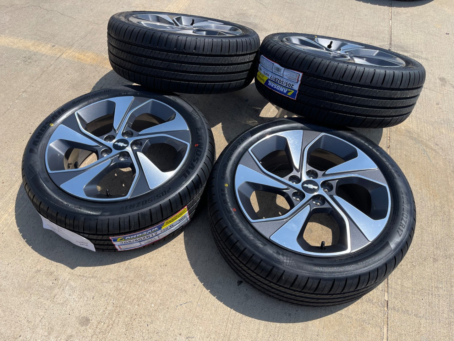 17" Chevy Sonic Cruze Trax OEM 5858 wheels rims 5x105 tires SET