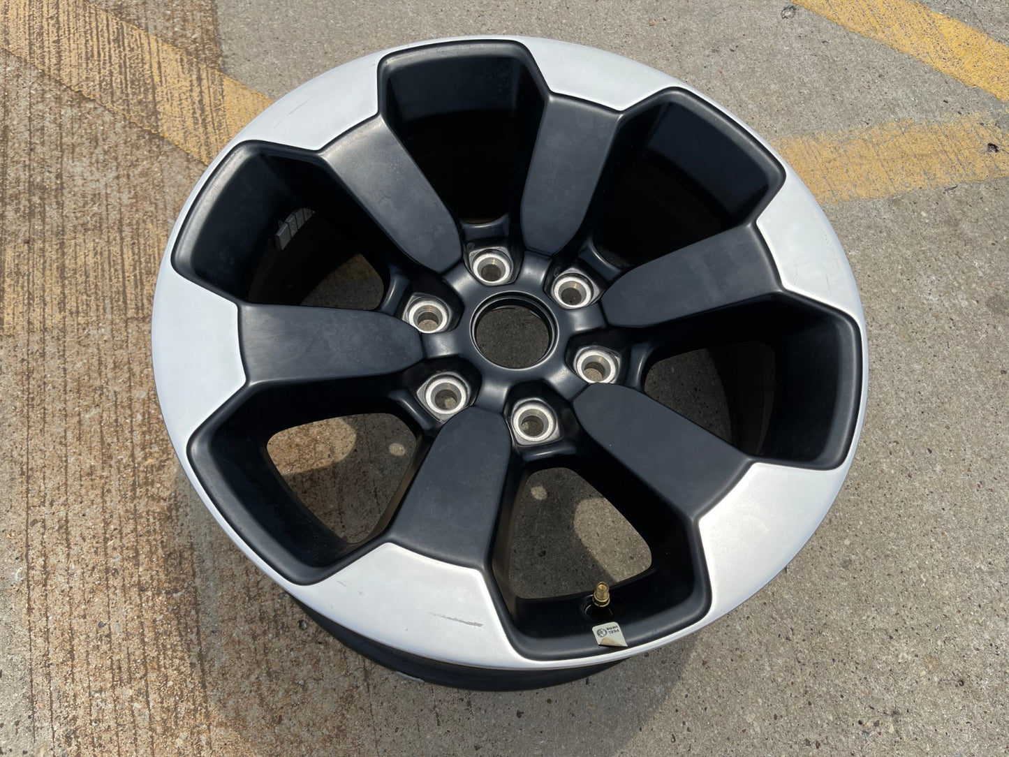 18" Dodge Ram 1500 OEM Rebel black wheel rim 2671 spare 2021 2022 2023 2024 2025