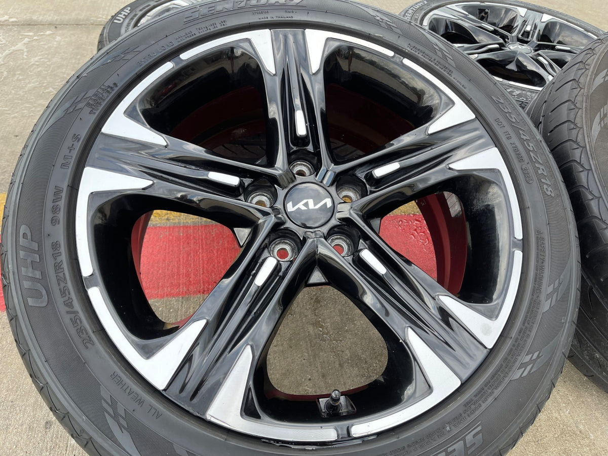 18" Kia K4 K5 OEM wheels rims 71027 Sonata Stinger Forte SET 2024 2025 2026 SET