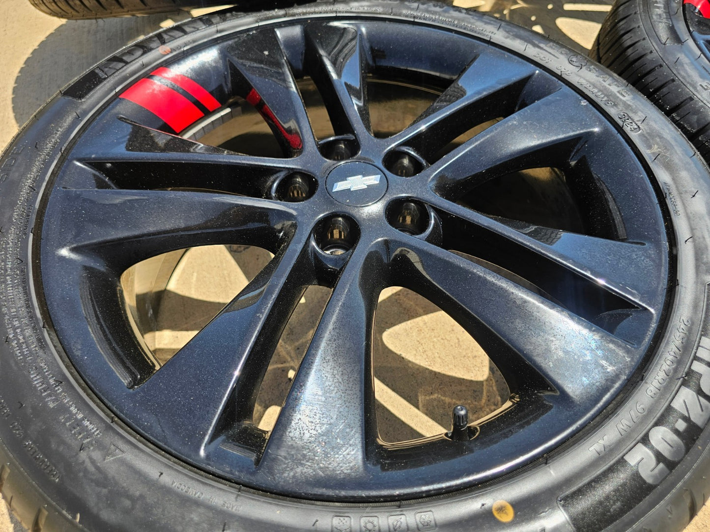 18" Chevy Cruze Trax Sonic REDLINE OEM wheels rims 5477 5828 5x105 tires SET
