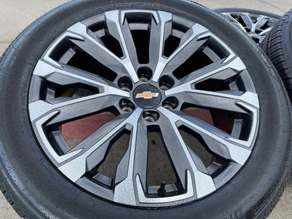 22" Chevy Tahoe Silverado Suburban OEM wheels rims 2023 2024 2025 2026 2027 NEW