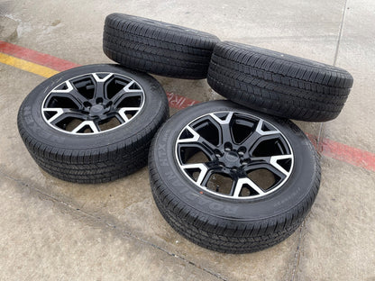 20" Jeep Grand Wagoneer Dodge Ram 1500 OEM black 9296 wheels rims 2025 2026 NEW