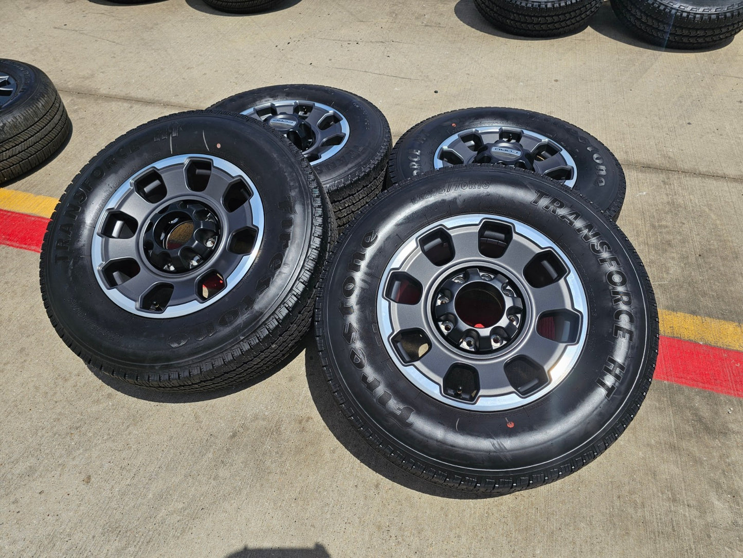 18" Ford F-250 F-350 OEM TREMOR rims wheels 10482 SET tires FIRESTONE H/T