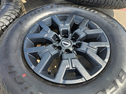 17" Nissan Frontier OEM Desert Runner 62832 wheels rims tires 2023 2024 2025 NEW