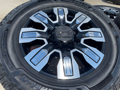 20" GMC Sierra 2500 3500 OEM wheels rims 5958 14138 tires MICHELIN DEFENDER
